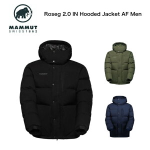 MAMMUT Roseg 2.0 IN Hooded Jacket AF Men �}���[�g ���[�O 2.0 �C���T���[�V���� �t�[�f�b�h �W���P�b�g �A�W�A���t�B�b�g �W���P�b�g �t�[�h�t�� �ۉ��� �ϐ��� ���[ black dark marsh marine �S3�F �������� 10