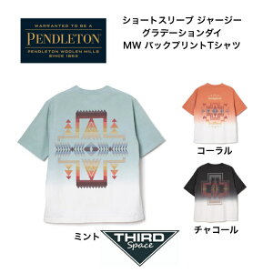 PENDLETON �V���[�g�X���[�u �W���[�W�[�O���f�[�V�����_�C MW �o�b�N�v�����gT�V���c �y���h���g�� �g�b�v�X T�V���c �O���f�[�V���� �R�b�g��100�� �A�E�g�h�A �L�����v