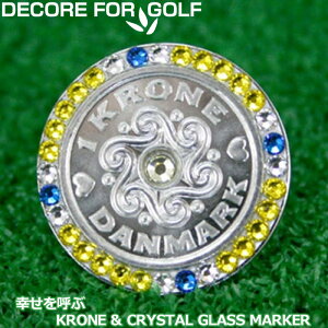 DECORE FOR GOLF �f�R���t�H�[�S���t �K�����ĂԃN���[�l���N���X�^���K���X �S���t�}�[�J�[ DC-krone03 �V�g����×�J�v���u���[×�N���X�^�� �y���[���֔����z�y�V�i�z���f�B�[�X ���f�B�X �����Y