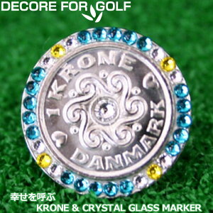 DECORE FOR GOLF �f�R���t�H�[�S���t �K�����ĂԃN���[�l���N���X�^���K���X �S���t�}�[�J�[ DC-krone14 �u���[�V���R��×�N���X�^��×�V�g���� �y���[���֔����z�y�V�i�z���f�B�[�X ���f�B�X ����