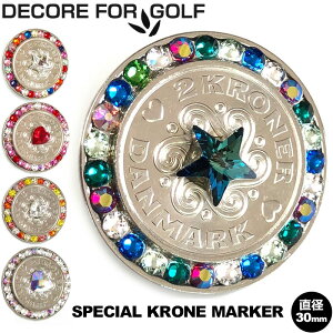 DECORE FOR GOLF �f�R���t�H�[�S���t �K�����ĂԃX�y�V�����N���[�l���N���X�^���K���X �}�[�J�[ 30mm 30KRSP �y���[���֔����z�y�V�i�z���f�B�[�X ���f�B�X �����Y ���j�Z�b�N�X UNISEX �j�����p �j