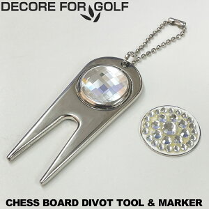 DECORE FOR GOLF �f�R���t�H�[�S���t �N���X�^���K���X �`�F�X�{�[�h �f�B�{�b�g�c�[�����}�[�J�[ FRK �y���[���֔����z�y�V�i�z DIVOT TOOL �O���[���t�H�[�N �S���t�}�[�J�[ �{�[���}�[�J�[ �O��