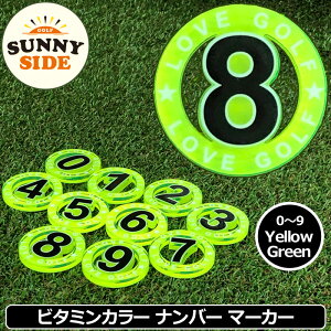 Tj[TChSt St}[J[ io[ No.0`No.9 u r^~J[ 40mm 5mm CG[O[ { vg^Cv LOVE GOLF yViz SUNNY SIDE GOLF lIJ[ uF  J