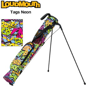 ラウドマウス セルフスタンドキャリーバッグ Tags Neon タグスネオン LM-CC0004/762984(317) 【日本規格】【新品】2SS2 Loudmouth Self Stand Bag 派手 な 柄