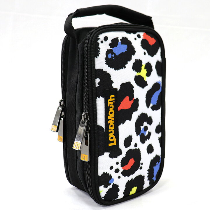 楽天市場】ラウドマウス ラウンドポーチ Neon Leopard ネオン 