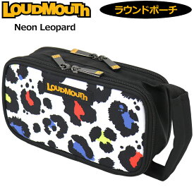 ラウドマウス ラウンドポーチ Neon Leopard ネオンレオパード LM-RP0012 763983(352) 【日本規格】【新品】3SS2 Loudmouth 小物入れ ケース ゴルフ用バッグ 派手 ゴルフ用品 MAY2