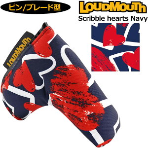 Eh}EX p^[Jo[ s^/u[h^ Scribble Hearts Navy XNun[clCr[ LM-HC0011/PN 772990(336) {KiyVizRCBR Loudmouth PTp Stpi h 