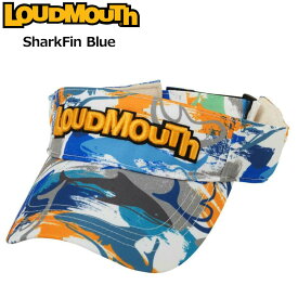 ラウドマウス バイザー SharkFin Blue シャークフィンブルー 762901(320) 【日本規格】【新品】2SS2 Loudmouth 帽子 派手 サンバイザー メンズ レディース VISOR APR3