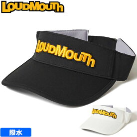 ラウドマウス 撥水 ロゴ バイザー 773961 【日本規格】【新品】3WF2 Loudmouth サンバイザー 刺繍 帽子 無地 シンプル メンズ レディース SEP2