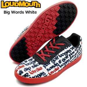 ���E�h�}�E�X ���j�Z�b�N�X �X�p�C�N���X �S���t�V���[�Y Big Words White �r�b�O���[�Y�z���C�g LM-GS0005 764964(409) �y���{�K�i�z�y�V�i�zTAAR Loudmouth �X�j�[�J�[ �����Y ���f�B�[�X APR1