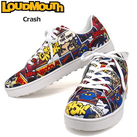 ラウドマウス ユニセックス スパイクレス ゴルフシューズ Crash クラッシュ LM-GS0002 772979(206) 【日本規格】【新品】RCBR Loudmouth スニーカー メンズ レディース NOV1