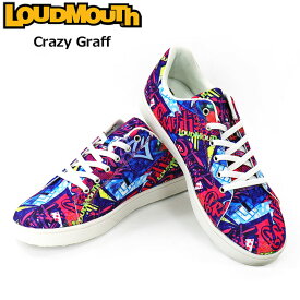 ラウドマウス ユニセックス スパイクレス ゴルフシューズ Crazy Graff クレージーグラフ LM-GS0002 773980(377) 【日本規格】【新品】3WF2 Loudmouth スニーカー メンズ レディース SEP2