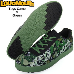 ���E�h�}�E�X 2025 ���j�Z�b�N�X �X�p�C�N���X �S���t�V���[�Y Tags Camo × Green �^�O�X�J�� × �O���[�� LM-GS0005 765982(159) ���{�K�i�y�V�i�z25SS Loudmouth �X�j�[�J�[ �����Y ���f�B�[�X APR3