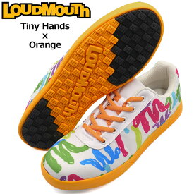 ラウドマウス 2025 ユニセックス スパイクレス ゴルフシューズ Tiny Hands × Orange タイニーハンズ x オレンジ LM-GS0005 775980(447) 【日本規格】【新品】25FW Loudmouth スニーカー メンズ レディース SEP2
