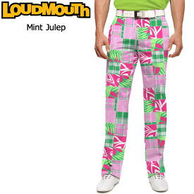 【インポートSale】ラウドマウス メンズ ロングパンツ スリムカット Mint Julep ミントジュレップ 767327(090)【新品】 17SS ゴルフウェア ボトムス Loudmouth Pants Slim Cut派手 派手な 柄 目立つ 個性的 %off