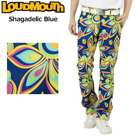 ラウドマウス メンズ ロングパンツ 763300(075) Shagadelic Blue シャガデリック ブルー 【日本規格】【新品】 SAAR Loudmouth ゴルフウェア 派手 MAR2