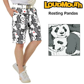 ラウドマウス メンズ ショートパンツ ストレッチ Resting Pandas レスティングパンダ 763302(348) 【日本規格】【メール便発送】【新品】3SS2 Loudmouth ゴルフウェア 派手 MAY2