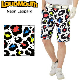 【SALE特価】ラウドマウス メンズ ショートパンツ ストレッチ Neon Leopard ネオンレオパード 763302(352) 【日本規格】【メール便発送】【新品】3SS2 Loudmouth ゴルフウェア 派手 MAY2