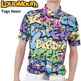 ラウドマウス 2022 メンズ 半袖 ポロシャツ Tags Neon タグスネオン 762604(317) 【メール便発送】【新品】日本規格 22SS ゴルフウェア Loudmouth APR2 look12