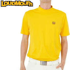 ラウドマウス メンズ 吸汗速乾 接触冷感 モックネック 半袖シャツ Yellow イエロー 762600(993) 【メール便発送】【新品】日本規格 2SS2 モックシャツ ゴルフウェア Loudmouth MAY1