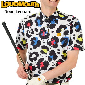 ラウドマウス メンズ 半袖 ポロシャツ Neon Leopard ネオンレオパード 763601(352) 【メール便発送】【新品】日本規格 3SS2 ゴルフウェア Loudmouth APR1