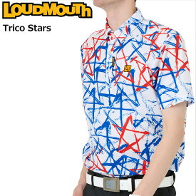 ラウドマウス メンズ 半袖 ポロシャツ Trico Stars トリコスターズ 763601(355) 【メール便発送】【新品】日本規格 3SS2 ゴルフウェア Loudmouth APR1