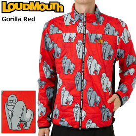 ラウドマウス メンズ 中綿 ジャケット Gorilla Red ゴリラレッド 772207(295) 【日本規格】【新品】2WF2 Loudmouth アウター ブルゾン ゴルフ ウェア 中綿ジャケット NOV2