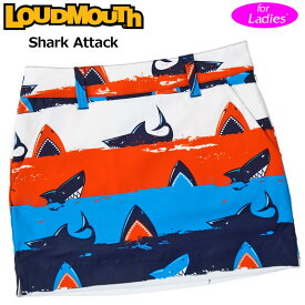 【SALE特価】ラウドマウス ストレッチ UVカット スカート インナー付き Shark Attack シャークアタック 761353(279) 【メール便発送】【日本規格】【新品】1SS2 Loudmouth レディース スコート