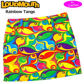 【SALE特価】ラウドマウス ストレッチ UVカット スカート インナー付き Rainbow Tangs レインボータンズ 761353(282) 【メール便発送】【日本規格】【新品】1SS2 Loudmouth レディース スコート
