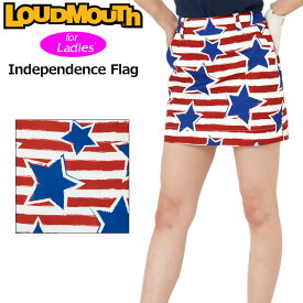ラウドマウス レディース スカート インナー付 Independence Flag インディペンデンスフラッグ 763351(349) 【メール便発送】【日本規格】【新品】3SS2 Loudmouth スコート APR3