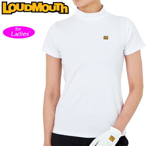 ラウドマウス レディース ドライ UVカット モックネック 半袖 シャツ 762650 (999) White ホワイト 【日本規格】【メール便発送】【新品】RAAR Loudmouth トップス ハイネック モックシャツ 無地 MAR3