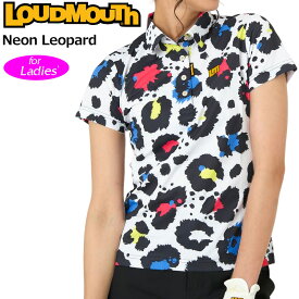 【SALE特価】ラウドマウス レディース 半袖 ポロシャツ Neon Leopard ネオンレオパード 763652(352) 【メール便発送】【新品】日本規格 3SS2 ゴルフウェア Loudmouth APR1