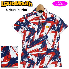 【SALE特価】ラウドマウス レディース ドライ UVカット 半袖 ポロシャツ 771650(298) Urban Patriot アーバンパトリオット 【日本規格】【メール便発送】【新品】1WF2 Loudmouth トップス 派手 SEP2