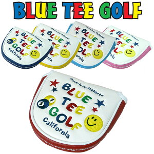 ブルーティーゴルフ スマイル＆ピンボール パターカバー(マレット型)【新品】Blue Tee Golf California ヘッドカバー パター用
