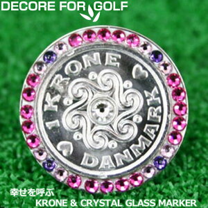 DECORE FOR GOLF �f�R���t�H�[�S���t �K�����ĂԃN���[�l���N���X�^���K���X �}�[�J�[ DC-krone15 ���r�[×���C�g���[�Y×�p�[�v���x���x�b�g �y���[���֔����z�y�V�i�z���f�B�[�X ���f�B�X �����Y