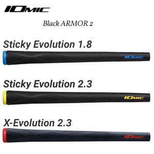 �y���[���֔����zIOMIC �C�I�~�b�N �O���b�v Black ARMOR2 Stickey Evolution2.3�^1.8�^X-Evolution2.3 �E�b�h�E�A�C�A���p 1�{�y�V�i�z�u���b�N�A�[�}�[ �S���t �p�[�c GRIP