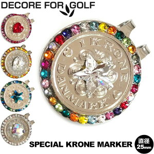 DECORE FOR GOLF �f�R���t�H�[�S���t �K�����ĂԃX�y�V�����N���[�l���N���X�^���K���X �}�[�J�[ 25mm 25KRSP �y���[���֔����z�y�V�i�z���f�B�[�X ���f�B�X �����Y ���j�Z�b�N�X UNISEX �j�����p �j