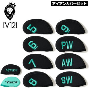 V12 �S���t 2026 �A�C�A���J�o�[ 8�Z�b�g 8PC IRON COVER V122610-AC11 ���B�E�g�D�G���� �y�V�i�z26SS �S���t�p�i �w�b�h�J�o�[ �A�C�A���p IR�p V12 GOLF JAN2