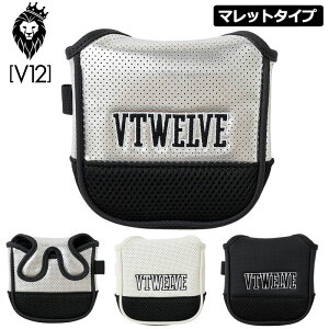 V12 �S���t 2026 �p�^�[�J�o�[ �}���b�g�^�p PERFORATE PUTTER MALLET V122610-AC19 ���B�E�g�D�G���� �y�V�i�z26SS �w�b�h�J�o�[ �p�^�[�p PT�p MT�p �S���t�p�i �����Y ���f�B�[�X ���j�Z�b�N�X V12 GOLF JAN2