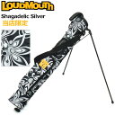 【当店限定販売特注モデル】ラウドマウス セルフスタンドキャリーバッグ Shagadelic Silver シャガデリックシルバー LM-CC0005 772985(202) 【日本規格】【新品】RCBR Loudmouth Self Stand Bag 派手 な 柄