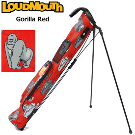 ラウドマウス セルフスタンドキャリーバッグ Gorilla Red ゴリラレッド LM-CC0005 772985(295) 【日本規格】【新品】2WF2 Loudmouth Self Stand Bag 派手 な 柄