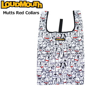 ラウドマウス 2022 マルチケース エコバッグ Mutts Red Collars マッツレッドカラーズ LM-MC0003/762981(278) 【メール便発送】【日本規格】【新品】22SS Loudmouth ゴルフ用バッグ 派手 MAY3