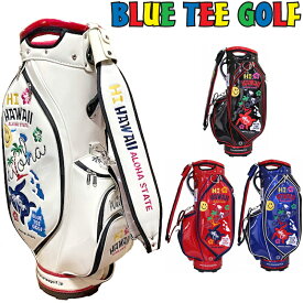 ブルーティーゴルフ 9型 HI HAWAII エナメル キャディバッグ BTG-CB020【新品】3WF2 Blue Tee Golf California ゴルフバッグ カートバッグ ブルーティ DEC2