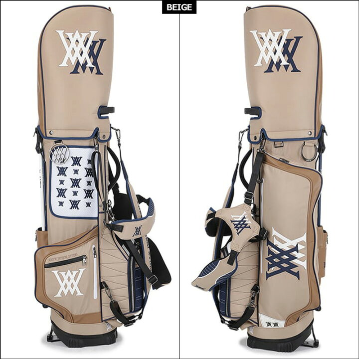 楽天市場】ANEW GOLF 透明フード付き 軽量 ダブルロゴ スタンドバッグ 