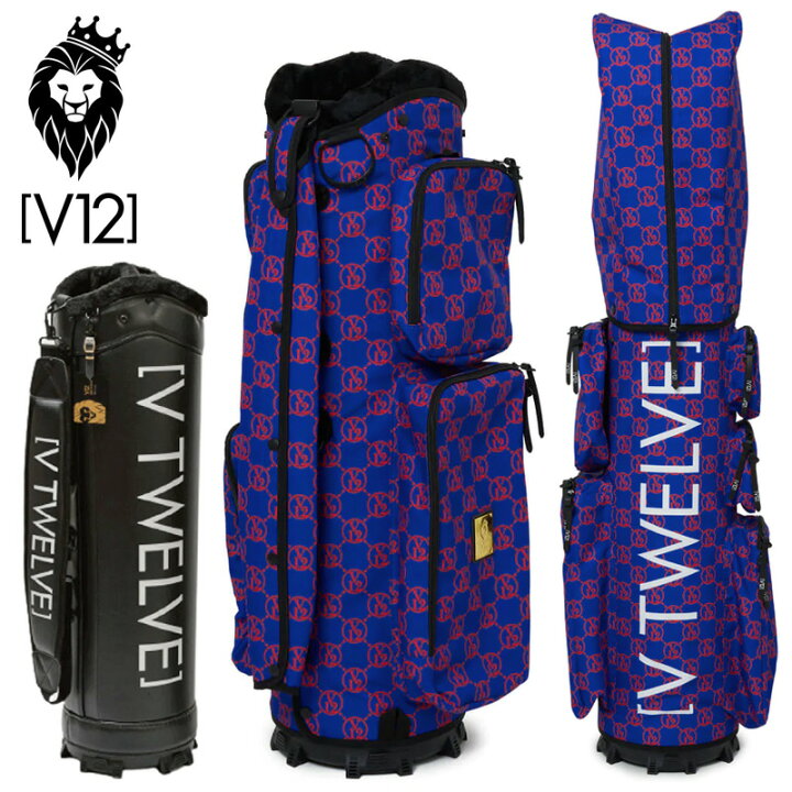 楽天市場】V12 ゴルフ 9.5型 キャディバッグ VT MONOGRAM 9.5 本体+ 