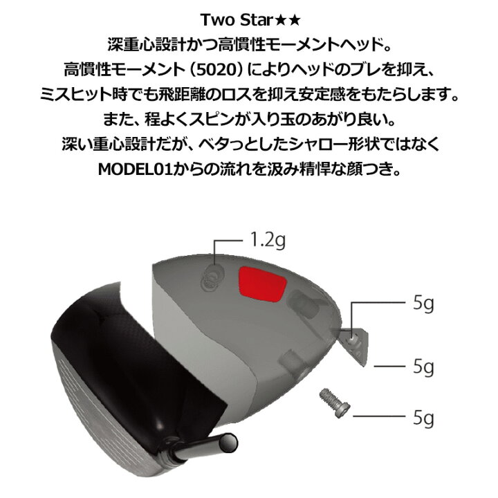 楽天市場】GINNICO MODEL02C 可変式 ドライバー グラファイトデザイン 