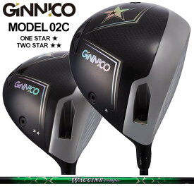 GINNICO MODEL02C 可変式 ドライバー グラビティ ワクチンコンポ GR351 装着 WACCINE Compo ジニコ モデル02C Driver One Star / Two star 【カスタム】【新品】 ワンスター ツースター 地クラブ