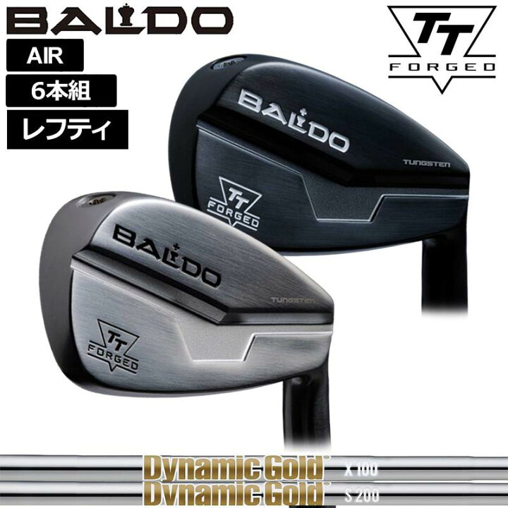 楽天市場】バルド レフティ 2024 TT FORGED AIR アイアン 6本組(＃5-P 