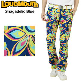 ラウドマウス メンズ ロングパンツ 763300(075) Shagadelic Blue シャガデリック ブルー 【日本規格】【新品】 3SS2 Loudmouth ゴルフウェア 派手 MAR2