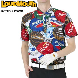 ラウドマウス メンズ 半袖 ポロシャツ Retro Crown レトロクラウン 763601(354) 【メール便発送】【新品】日本規格 3SS2 ゴルフウェア Loudmouth APR1